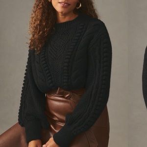 Anthropologie Cable Knit Sweater